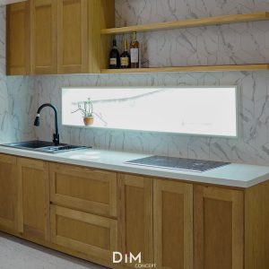 Tủ bếp gỗ tự nhiên