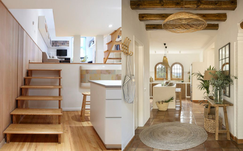 Decor nhà ở phong cách mộc mạc và Scandinavian