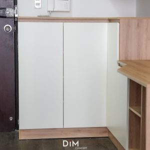 Bộ tủ giày may đo theo yêu cầu cho căn hộ