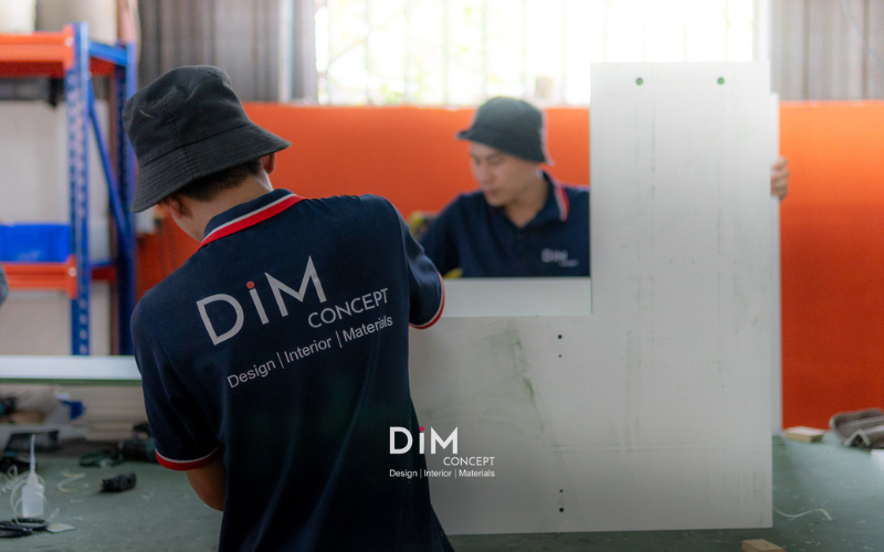 Dim Concept - Đơn vị thiết kế thi công chuyên nghiệp, sở hữu xưởng sản xuất nội thất riêng