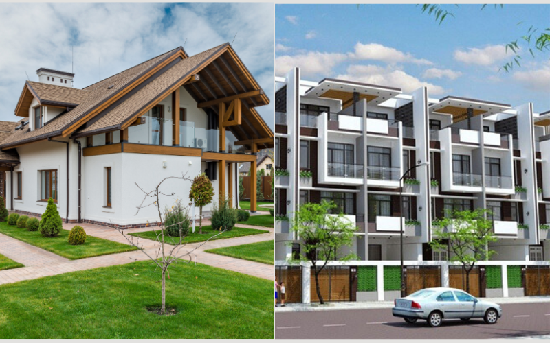 Sự khác nhau giữa biệt thự liền kề với các mẫu biệt thự khác