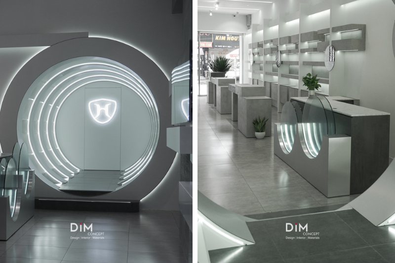 DIM Concept - Công ty thiết kế thi công nội thất chuỗi cửa hàng,