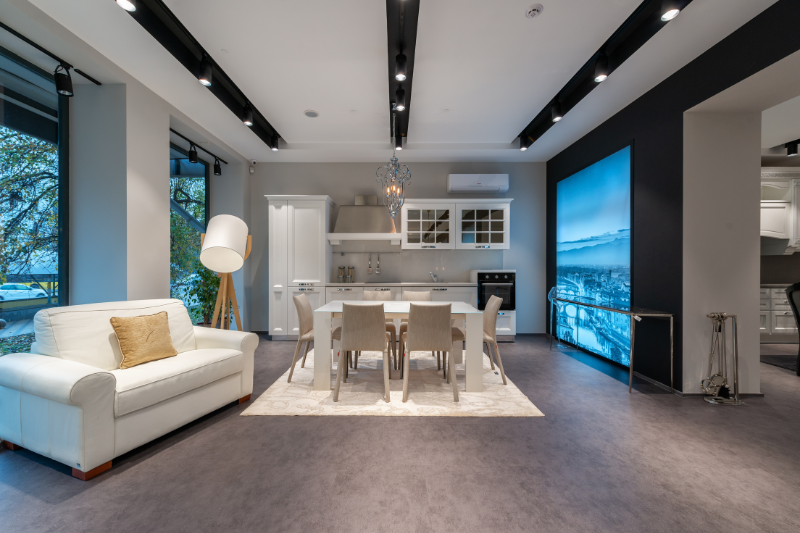 Lựa chọn đơn vị thi công nội thất cửa hàng trọn gói 